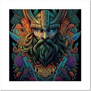 trippy Viking Posters and Art